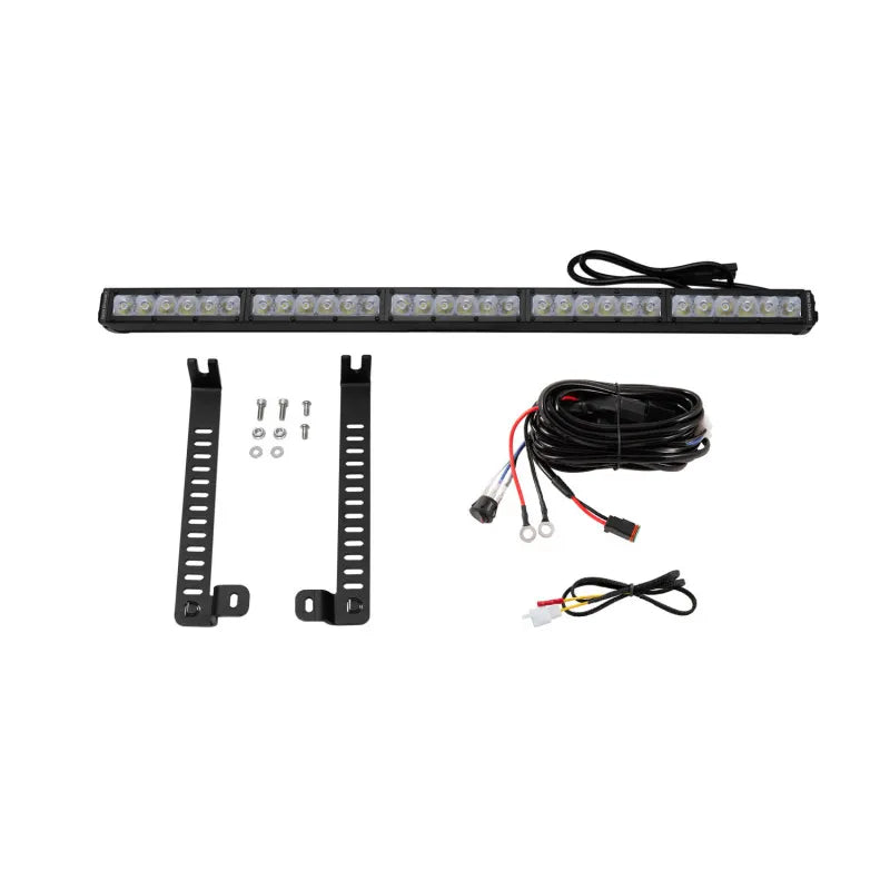 Diode Dynamics - SS30 Single Stealth Lightbar Kit for 2014-2019 Toyota 4Runner, White Driving