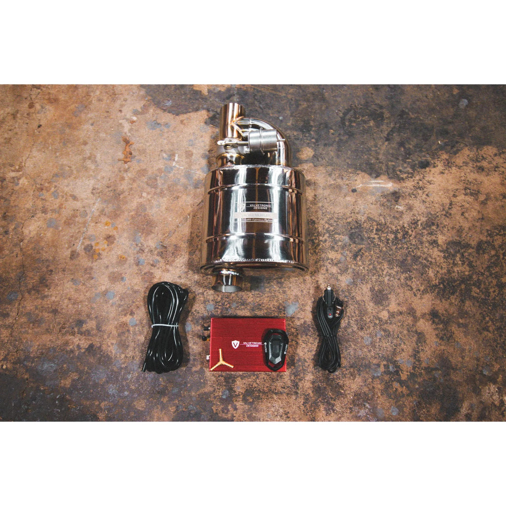 Valved Muffler Kit 2.5in Single