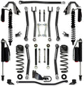 Rock Krawler 3.5 Inch T-Rex No Limits Hybrid Coil Over System w/ Fast CD Adjusters Lift Kit with Shocks JL35TX2NL-4XECS2