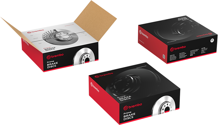 Brembo 15-19 Golf R/15-20 Audi S3 Front GT BBK 6 Piston Cast 394x36 2pc Rotor Drilled - Yellow