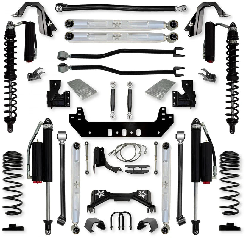 19C WRANGLER JT 4.5IN SILVERBACK PRO ELITE COIL OVER SYS W/ PB+J LOWER ARMS FR
