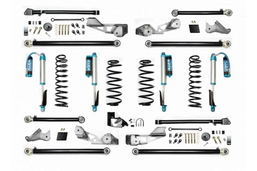 JLU 4.5IN JLU HIGH CLEARANCE LONG ARM W/SPEC KING 2.5 SHOCKS W/ADJUSTERS
