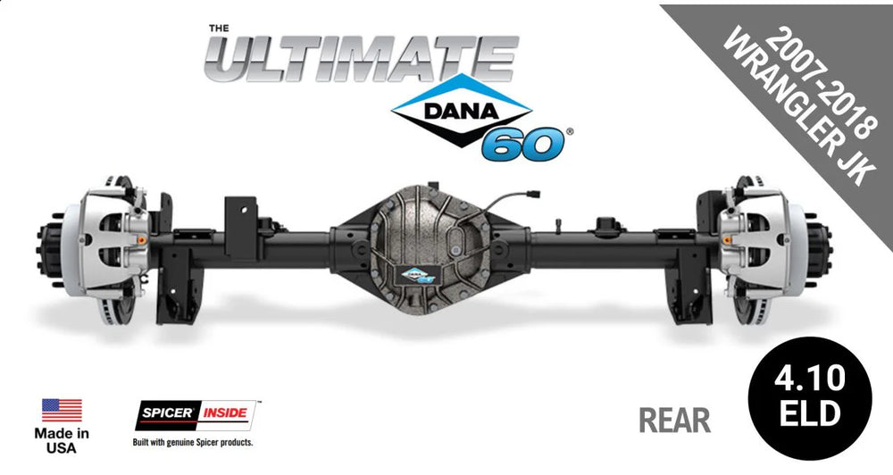 ULTIMATE DANA 60 AXLE ASSEMBLY (JK 4.10 RATIO) REAR INCLUDES BRAKES