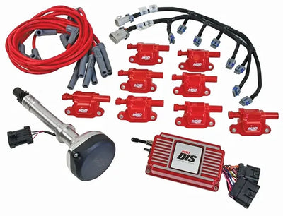 MSD Dis Direct Ignition System Kit Red Chevrolet Small/Big Block MSD Ignition
