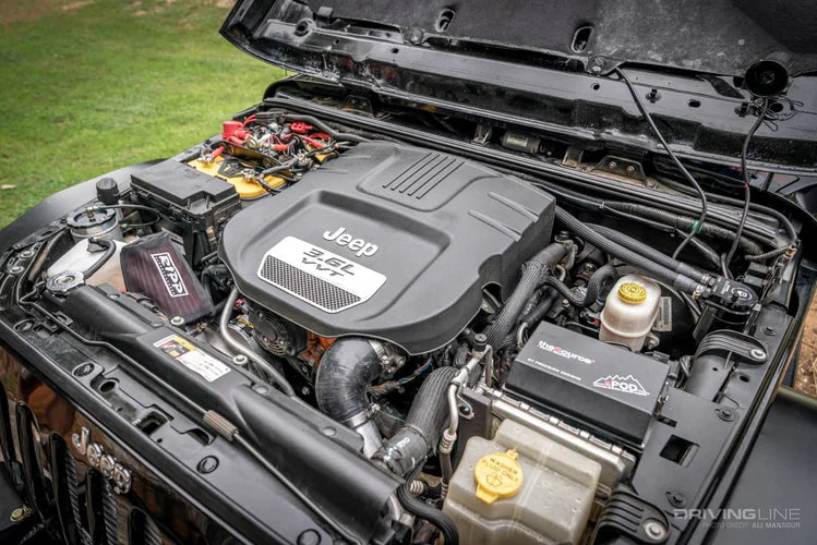 ~(65 lbs. 36X18X18)~ Wrangler JK Supercharger XL Upgrade Kit 15-17 Wrangler JK 3.6L Pentastar V6 Auto Trans
