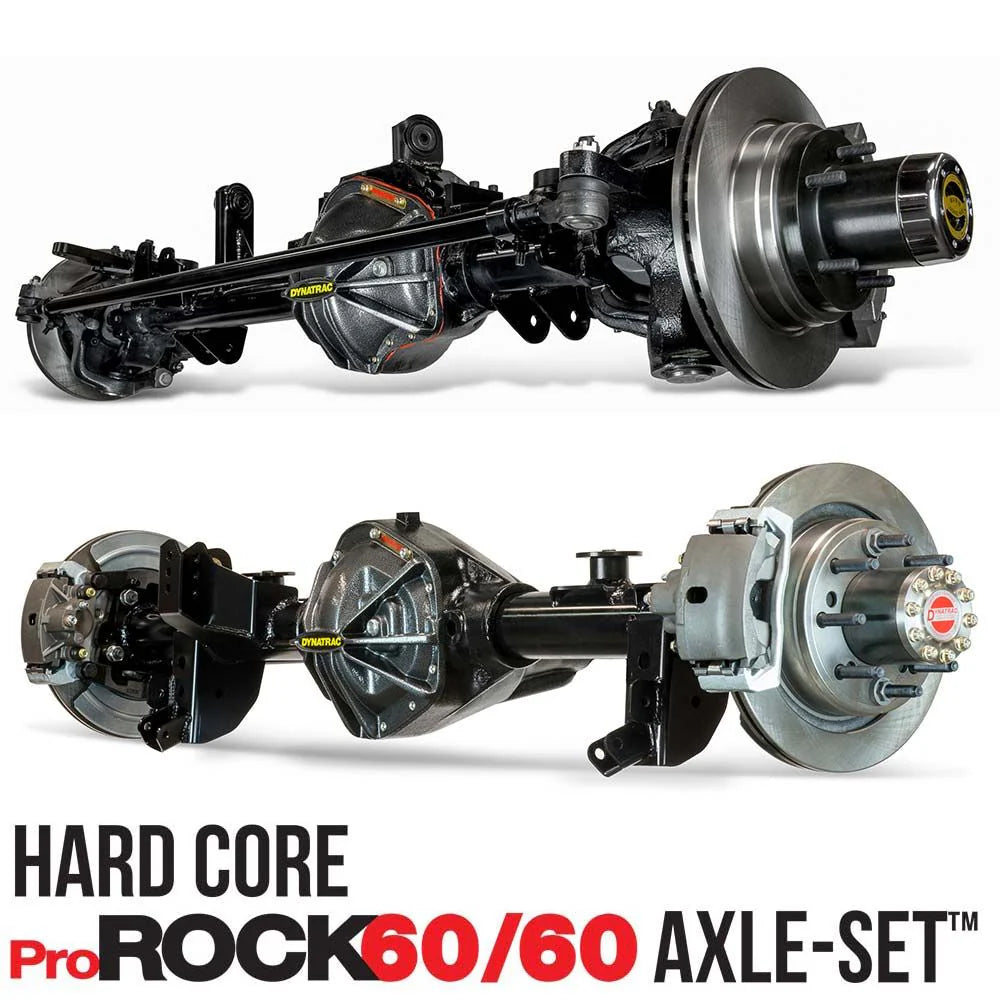 ~(400 lbs. 84X24X24)~ Pro Rock 62 Rear Semi-Float Axle Assembly 65.5 ARB 4.56 Raised Track Bar Bracket 5 on 5 - 2007-2018 Jeep JK