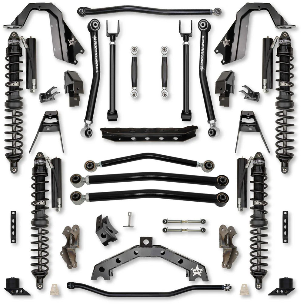 18C WRANGLER JL 2DR 4.5IN TREX HYBRID TRAIL RUNNER SYS FRONT & REAR