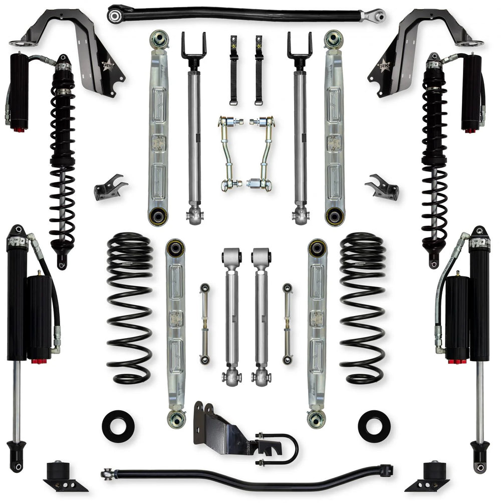 18C WRANGLER JL 4DR 3.5IN ALUM COIL OVER SYS W/ PB+J LOWER MID ARMS & FAST CD A