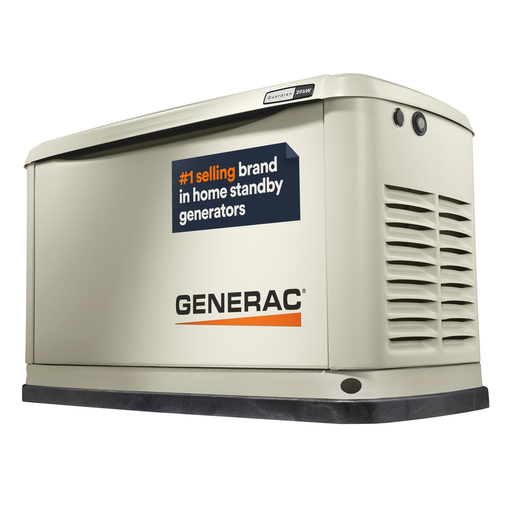 20/17 KW AIRCOOLED STANDBY GENERATOR ALUMINUM ENCLOSURE 208V THREEPHASE