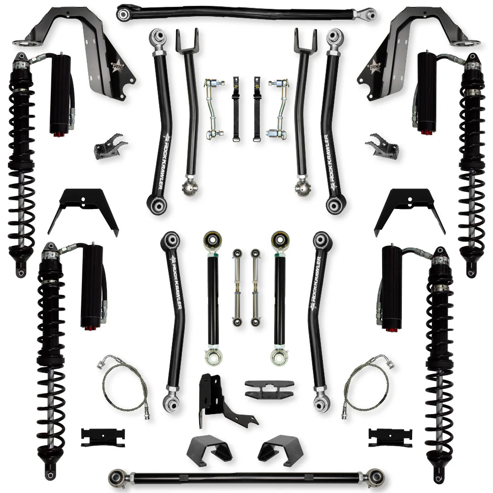 21C WRANGLER JT 4.5IN X FACTOR TRAIL RUNNER SYS W/ FAST CD ADJUSTERS FRONT & RE