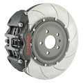 Brembo 2009+ Nissan GT-R PISTA Front BBK 380x34x65a T5 2pc Rotor Slotted - Clear HA