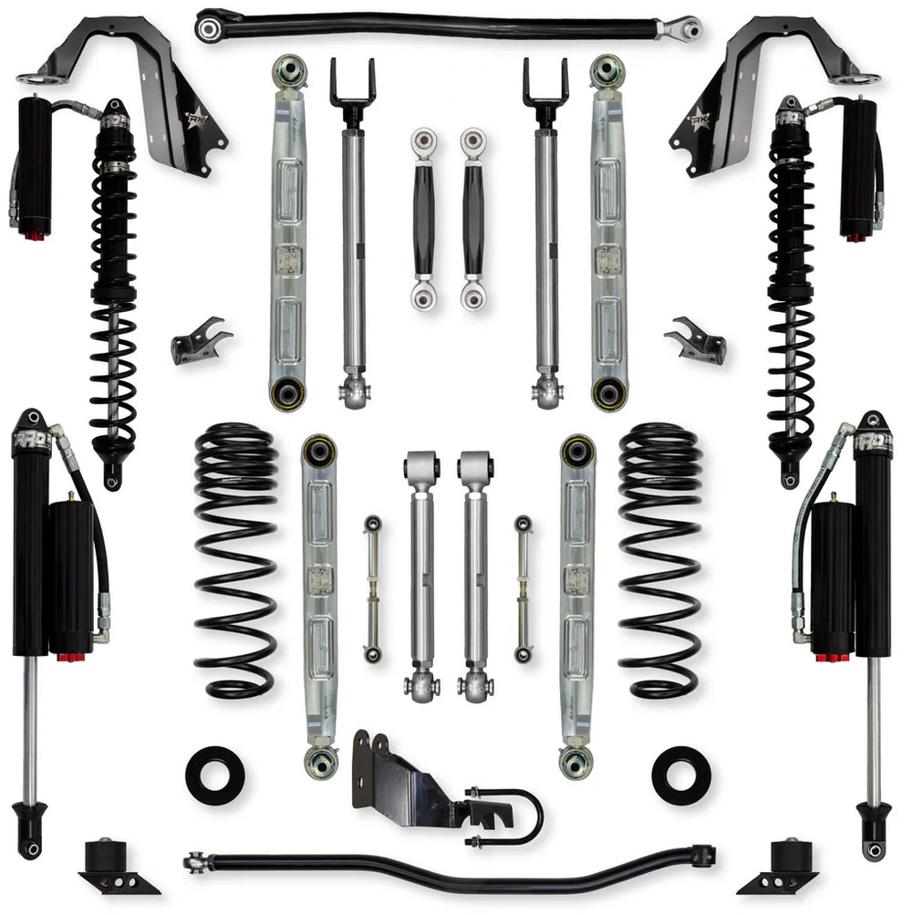 18C WRANGLER JLU 4DR 3.5IN ALUM COIL OVER SYS W/ FAST CD ADJUSTERS FRONT & REAR