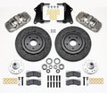 AERO6 DYNAMIC FRONT KIT14.00IN C/SIC ROTORNICKEL