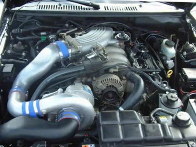 2001 4.6 Mustang Bullitt Supercharging System w/V-2 Si-Trim Polished