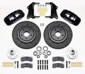 AERO6 DYNAMIC FRONT KIT14.00IN C/SIC ROTORBLACK