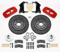 AERO6 DYNAMIC FRONT KIT14.00IN C/SIC ROTORRED