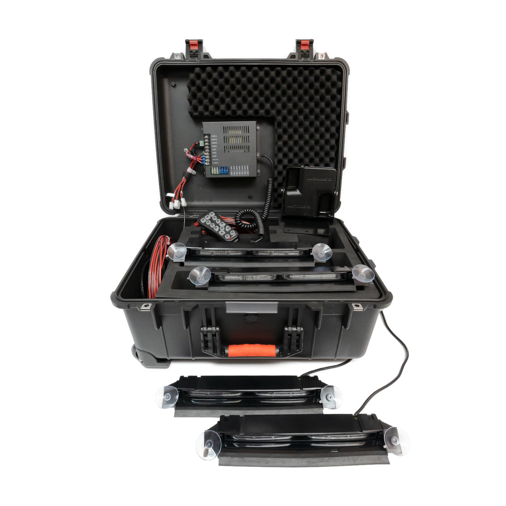PORTABLE SELF CONTAINED LIGHT AND S