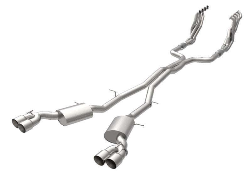 STEPPED HEADERS & GREEN EXHAUST KIT
