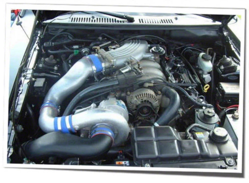 2001 4.6 Mustang Bullitt Supercharging System w/V-3 Si Satin Finish