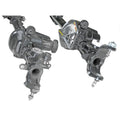 ~(340 lbs. 84X24X24)~ Pro Rock 44 Unlimited Front Axle Assembly 66.4 Width Extra Caster Eaton ELocker4 4.88 RandP 1350 Yoke No Ball Joints No Shafts - 2018-2020 JL 2019-2020 JT Gladiator NON-Rubicon Models