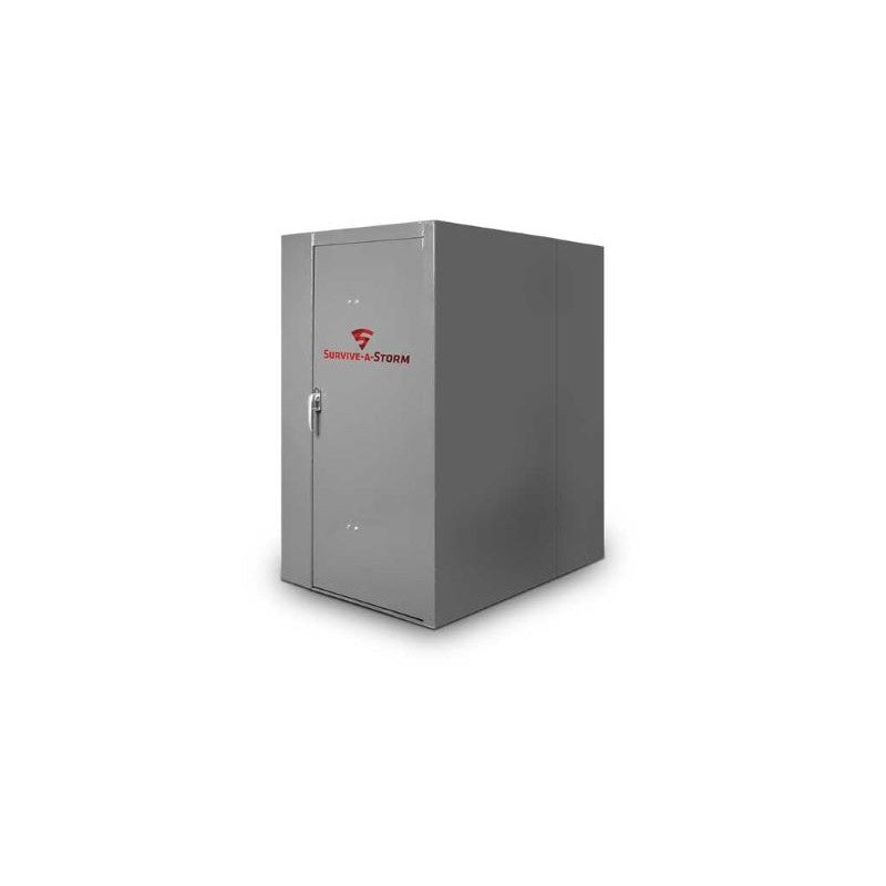 EXTREME 4X6 8 PERSON OCCUPANCY STORM SHELTER; RAIL GREY
