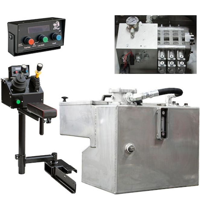 15 GALLON CENTRAL HYDRAULIC SYSTEM4 FUNCTION ELECTRIC ON/OFF COMPACT RESERVOIR NO GPS