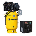 SILENT AIR INDUSTRIAL PLUS 10HP V4 38CFM1PHASE 2STAGE 120 GAL