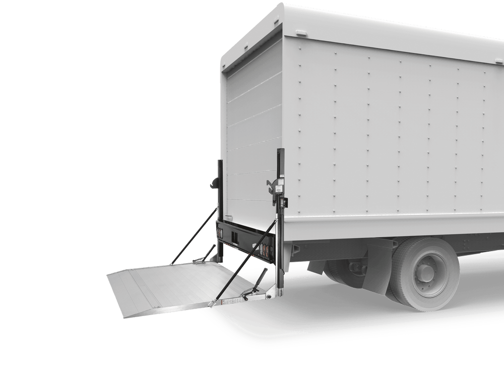 89 X 55 FB & VAN LIFT TAPER 12 TRAVEL 3254 GATE WT 715 2000 LB CAPACITY EXT ALUM
