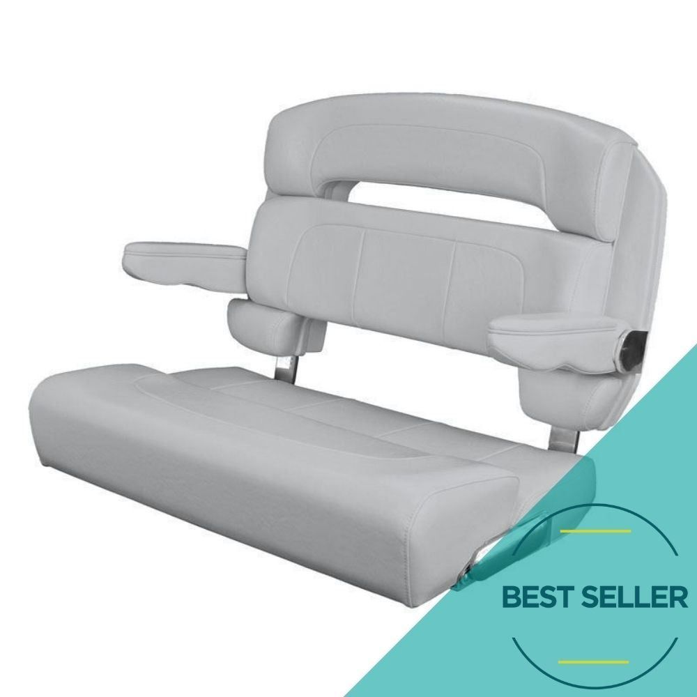 BENCH SEAT, 40 CAPRI DELUXE WHITE