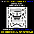 Rock Krawler 2018+ Jeep Wrangler JL 2DR 4.5in X Factor X2 Pro (No Limits) Long Arm Suspension