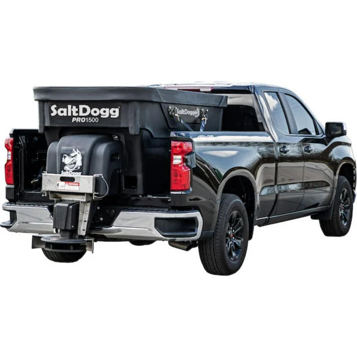 SALTDOGG PRO1500 1.5 CUBIC YARD ELECTRIC POLY HOPPER SPREADER CONVEYOR CHAIN