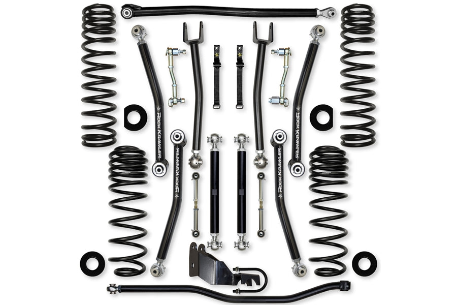 18C WRANGLER JL 2DR 4.5IN X FACTOR COIL OVER SYS W/ FAST CD ADJUSTERS FRONT & R