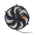 Electric Fan 16.00 Inch Electric Fan Puller Style High Performance 1918 CFM 7 Paddle Style Blades Spal