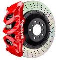 Brembo 14+ Ghibli S/Ghibli S-Q4 Front GT BBK 6 Piston Cast 405x34 2pc Rotor Slotted Type1-Yellow