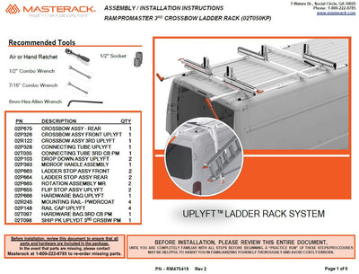 Masterack roof rack