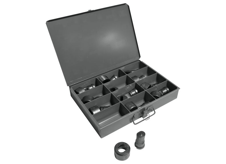 12 PIECE OBLONG PUNCH & DIE SET WIT
