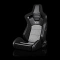 Braum Elite-S Series Sport Seats - Black Black - BRR1S-BKBS