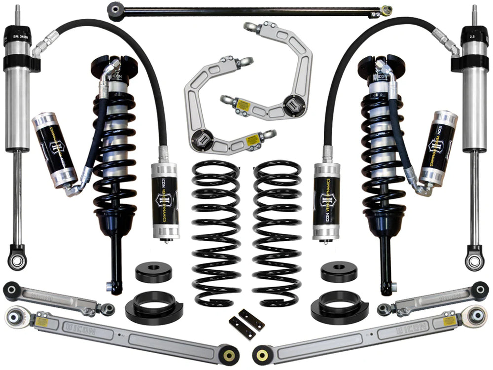 03-09 GX470 0-3.5 Inch Stage 6 Suspension System W Billet UCA Icon Vehicle Dynamics