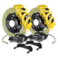 Brembo 15-23 Mustang GT (S550) Front GT BBK 6 Piston Cast 405x34 2pc Rotor Drilled- Yellow