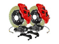 Brembo 15-23 Mustang GT/V6/EcoBoost Rear GT BBK 4 Piston Cast 380x28 2pc Rotor Drilled-Black