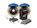 StopTech 14-15 Chevy Corvette Z51 Front BBK w/ Blue ST-60 380x32mm Zinc Coated Drilled Rotors