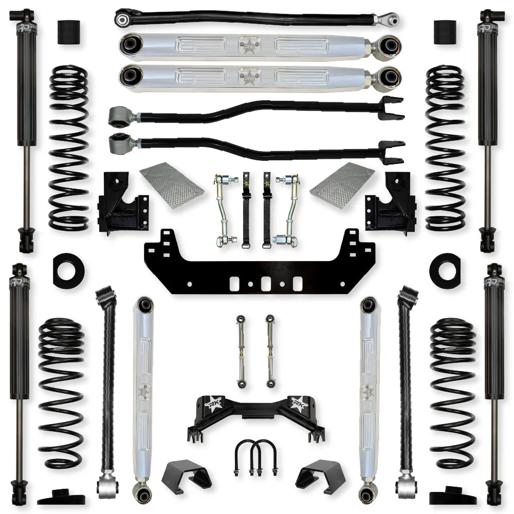 19C WRANGLER JT 3.0IN SILVERBACK PRO ELITE SYS W/ PB+J LOWER ARMS STAGE 1 FRO