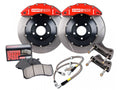 RED CALIPER/SLOTTED ROTOR