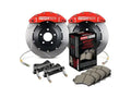 StopTech 14-15 Chevy Corvette Z51 Front BBK w/ Red ST-60 Calipers Slotted 380x32mm Rotors Pads