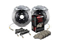 StopTech 14-15 Chevy Corvette Z51 Front BBK w/ Silver ST-60 Calipers Slotted 380x32mm Rotors Pads