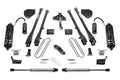 Fabtech 17-20 Ford F250/350 4WD Diesel 6in 4 Link System w/DL 4.0 Coilovers & Rear DL 2.25 Shocks
