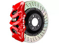 Brembo 15-23 Mustang GT (S550) Front GT BBK 6 Piston Cast 405x34 2pc Rotor Drilled-Red