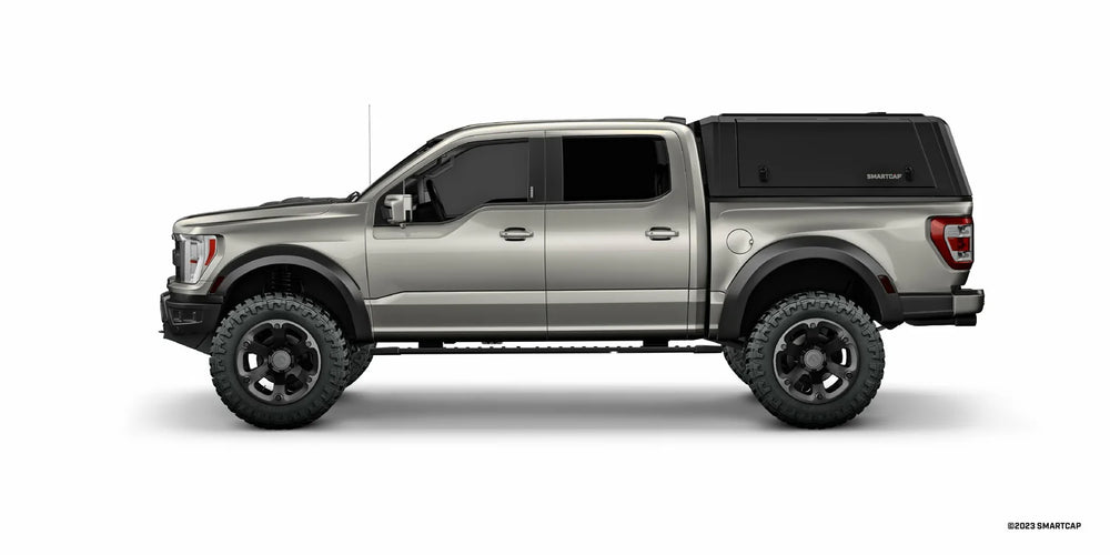 F-150 Truck Bed Cap SmartCap EVOa Adventure Matte Black For 21-22 Ford F-150 5.5 Foot Short Bed SmartCap
