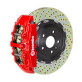 Brembo 00-06 Suburban Front GT BBK 8 Piston Cast 380x34 2pc Rotor Drilled-Red