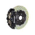 Brembo 04-10 A8 (D3) Front GT BBK 8 Piston Cast 380x34 2pc Rotor Drilled-Red